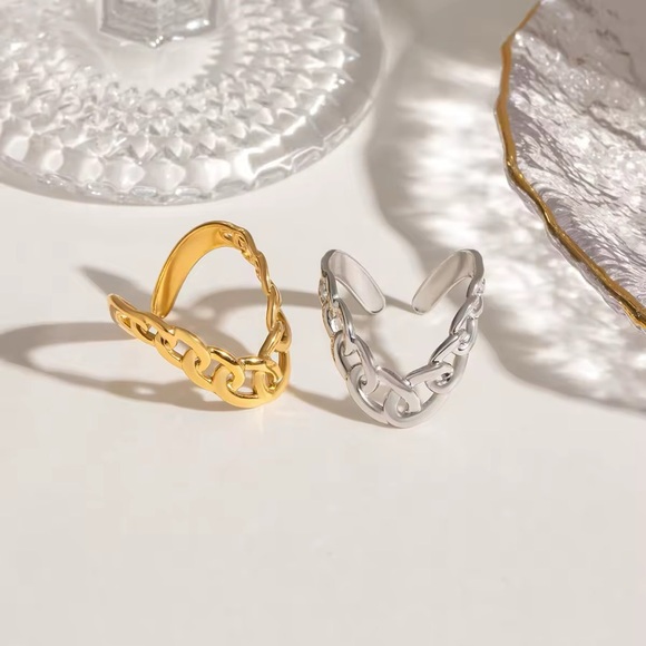 Stainless Steel Adjustable Ring - Picture 4 of 4